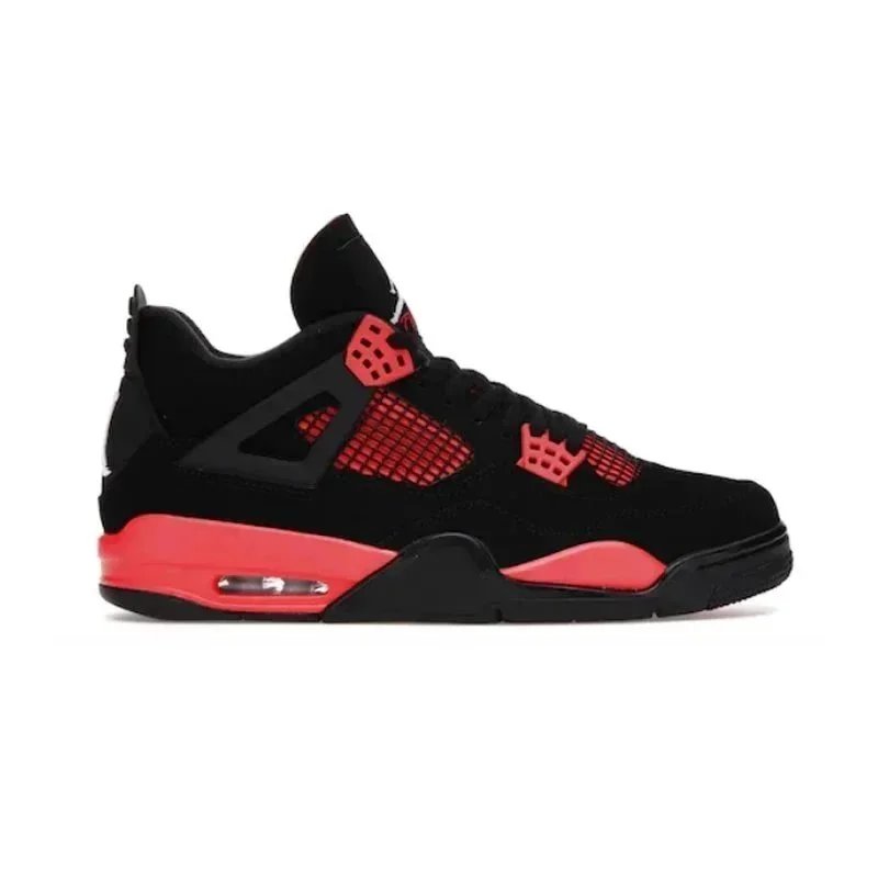 Sneakersy do Koszykówki Jordan 4 Retro z Widocznym Okienkiem w Pięcie