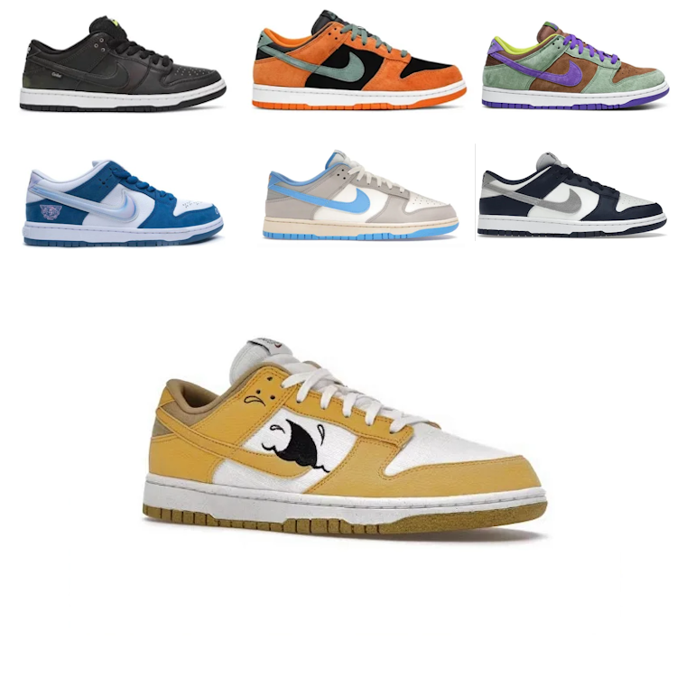 Sneakersy sznurowane z niską cholewką Nike Dunk Low