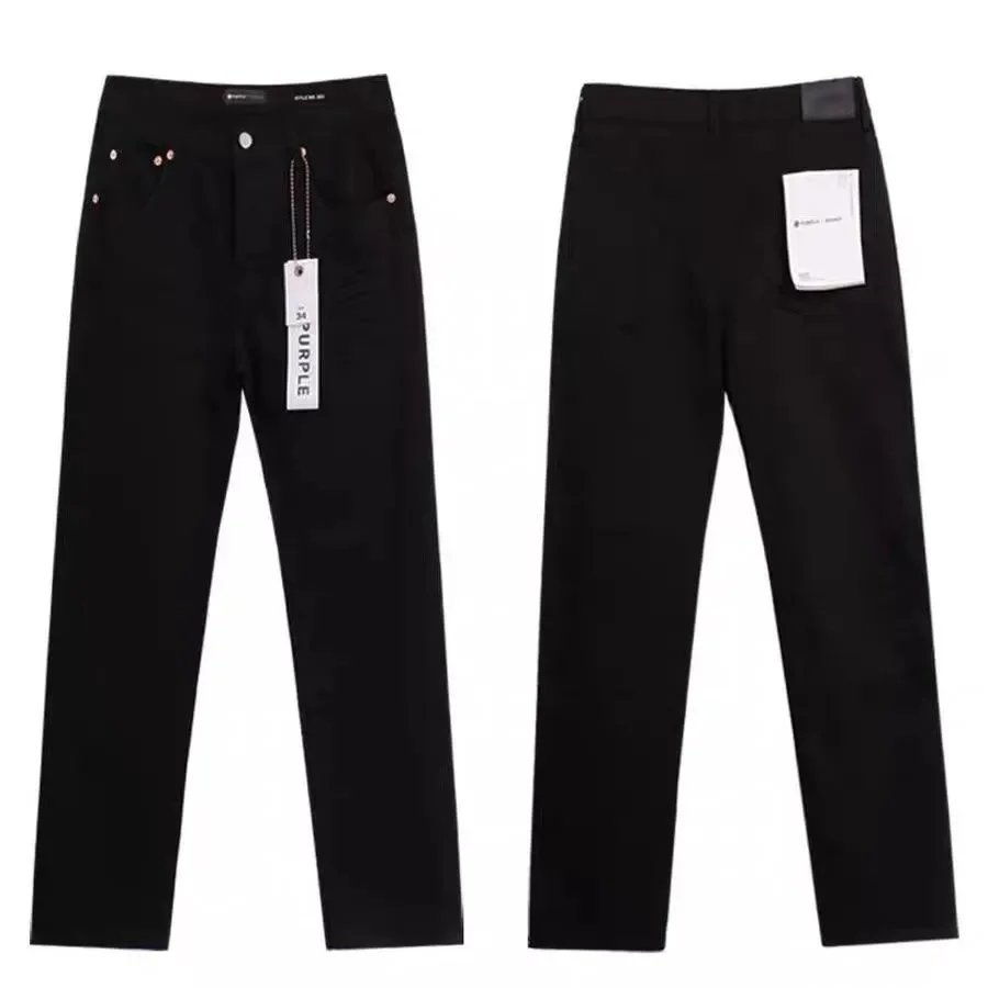 PURPLE jeans met verwassen, versleten en verfspat-achtige uitvoeringen