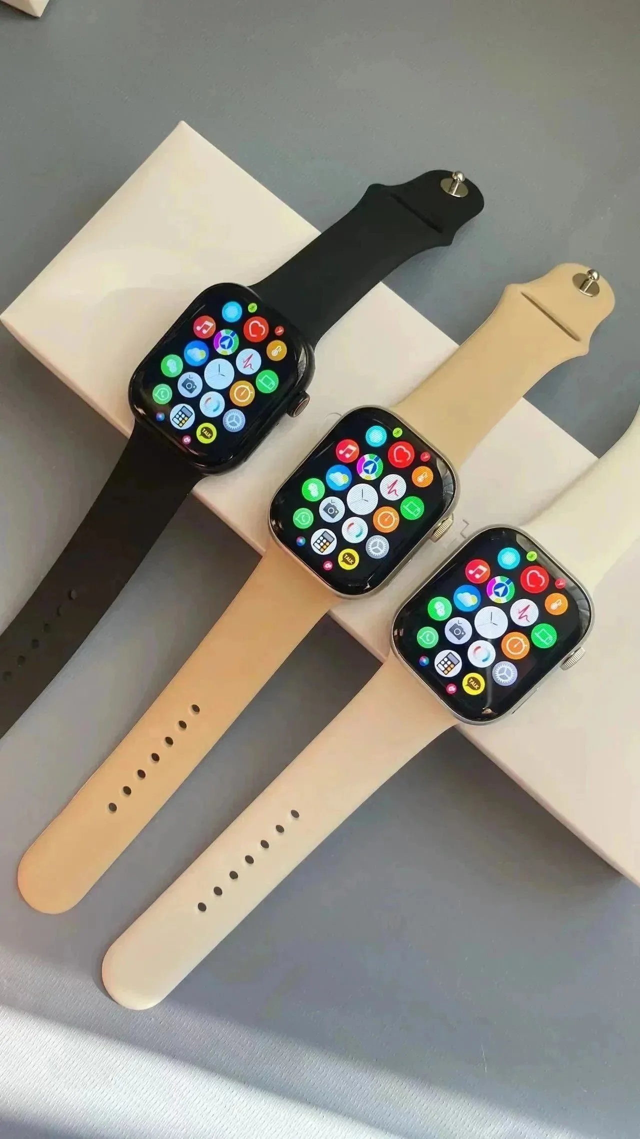 S9 Series smartklocka med välvd rektangulär display och flexibelt armband