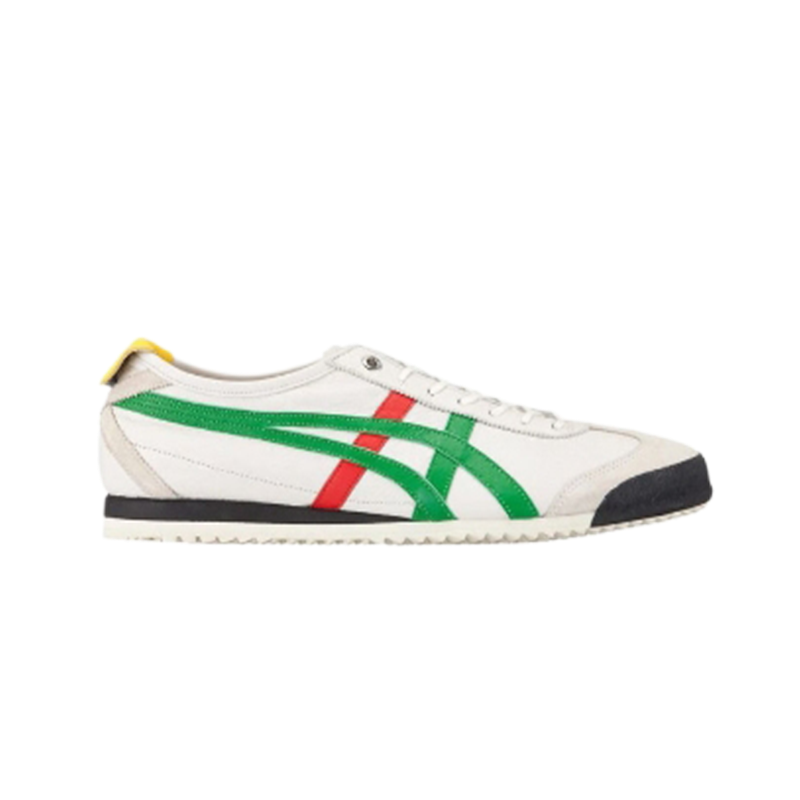 Niskie Sneakersy Retro Wiązane z Paskami