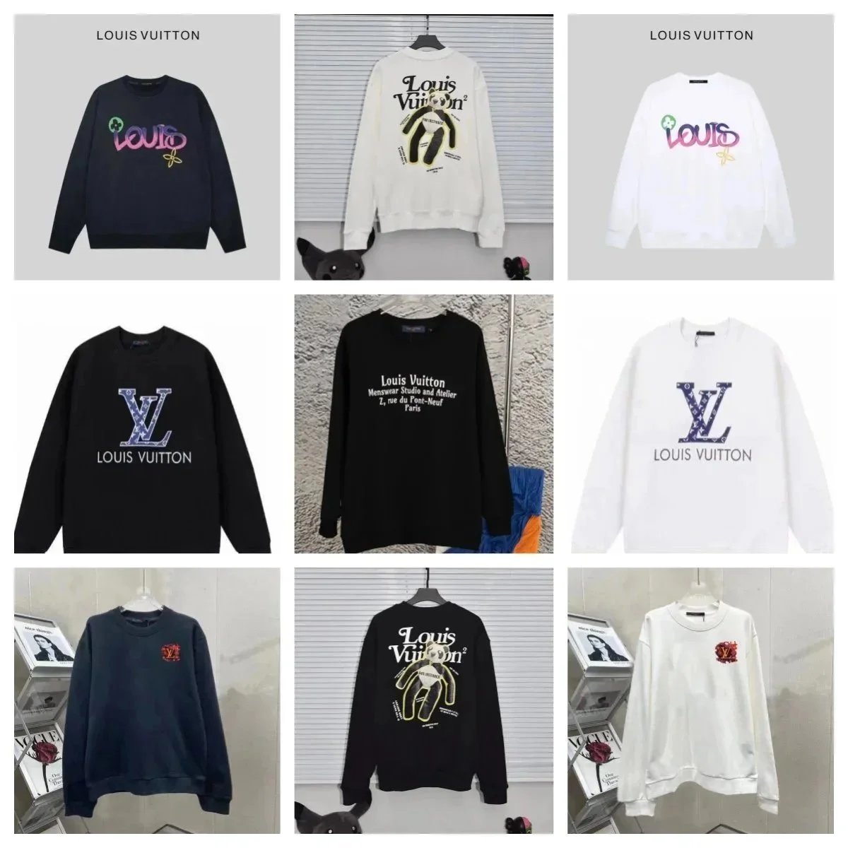 Louis Vuitton Sweatshirt met Ronde Hals en Print