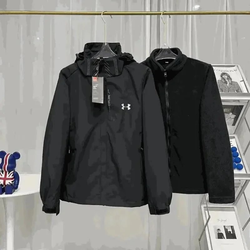 Seleção de jaquetas Under Armour com capuz e fecho de zíper