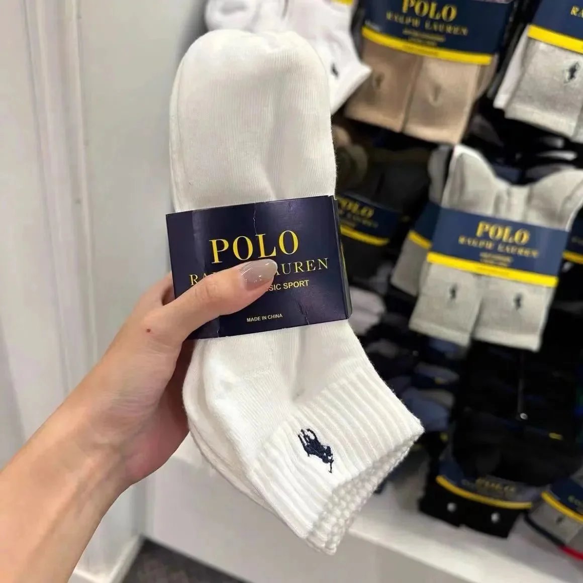 Skarpety dzianinowe Polo Ralph Lauren o różnych wysokościach