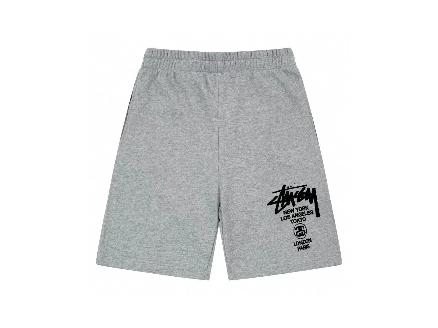 Stüssy vardagsshorts med resår i midjan och tryck
