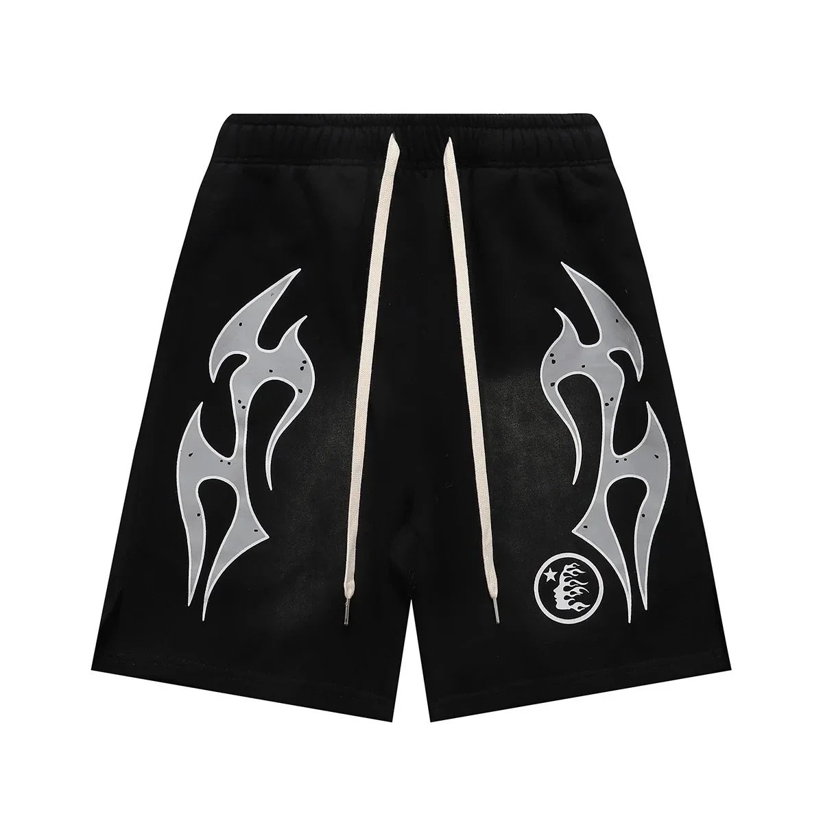 Hellstar Korte Broek met Print en Trekkoord