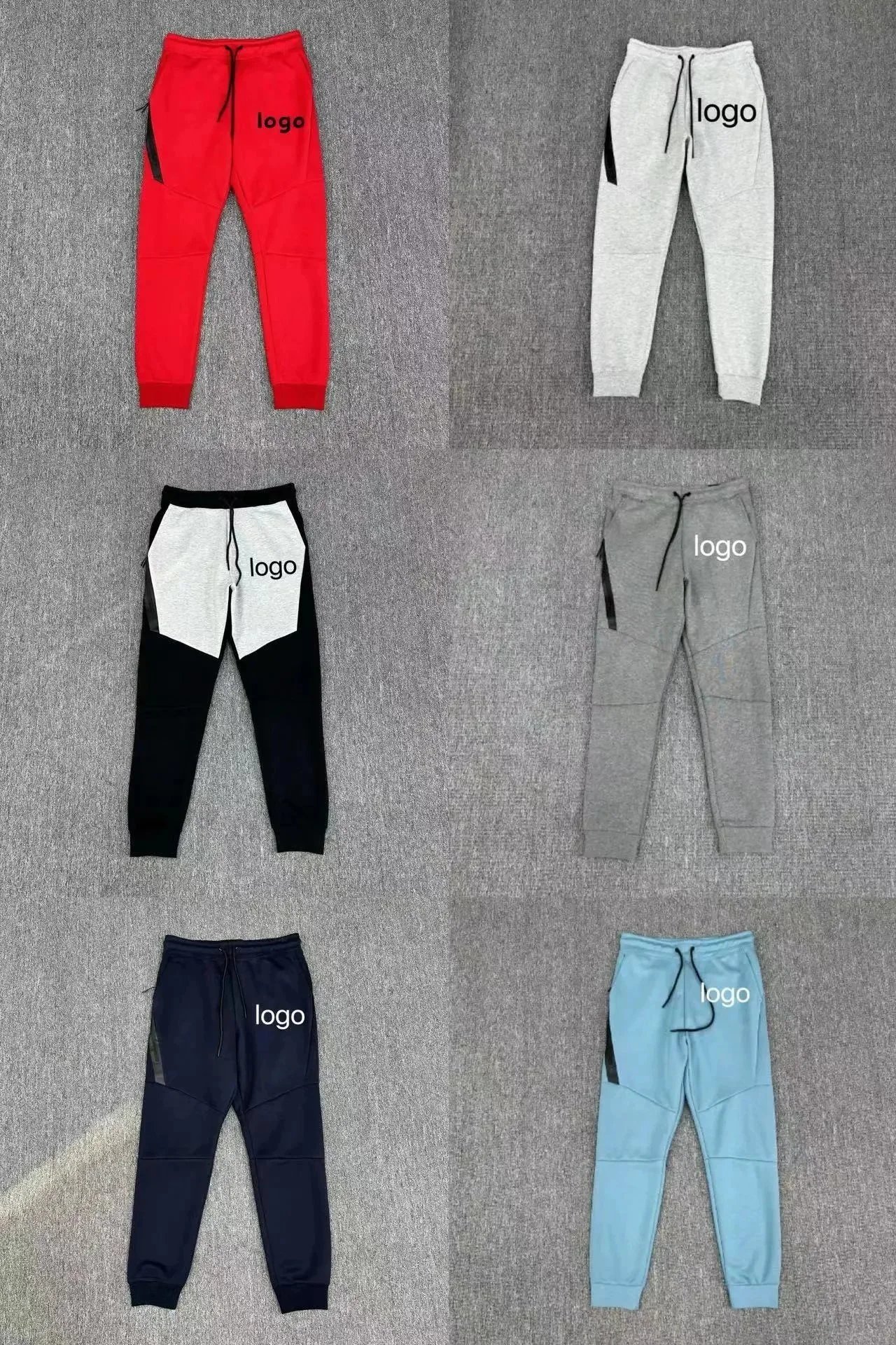 Jogginghose mit Bündchen und getapter Reißverschlusstasche