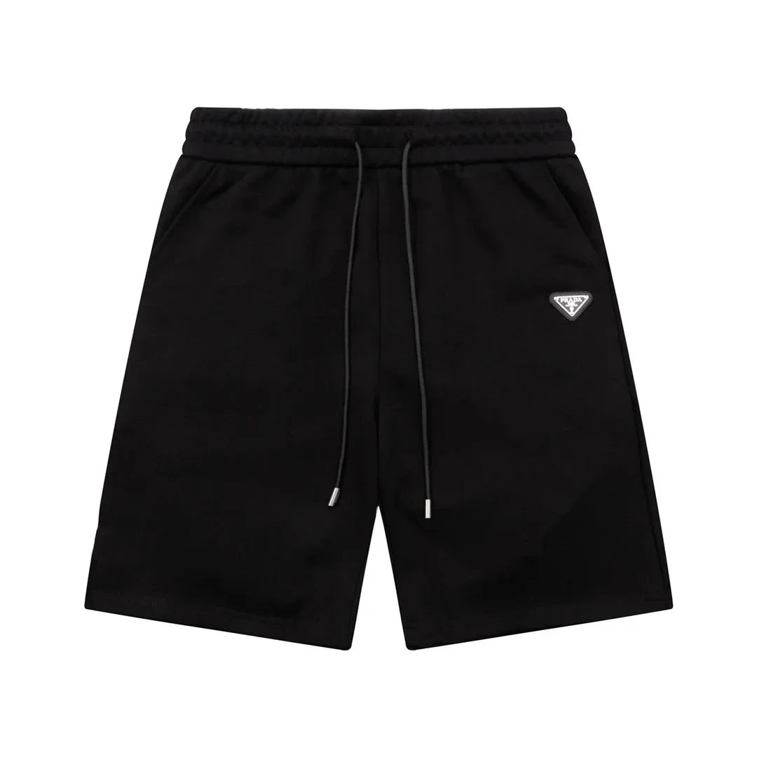 Prada casual shorts met gevarieerde logodetails