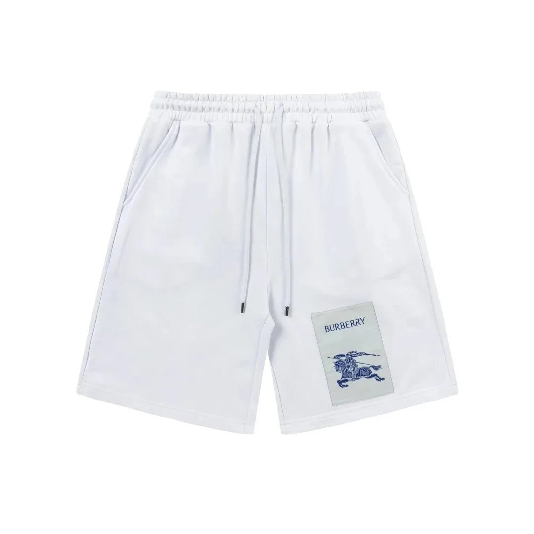 Burberry casual short met trekkoordsluiting en logomotieven