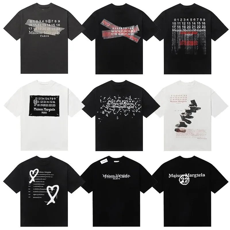 Maison Margiela Graphic Crew Neck Short Sleeve T-Shirt
