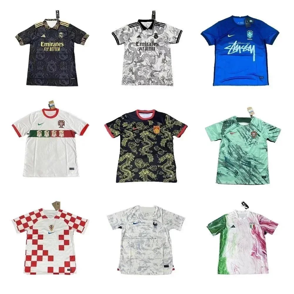 Graphic Short-Sleeve Football Jersey with Team Crests