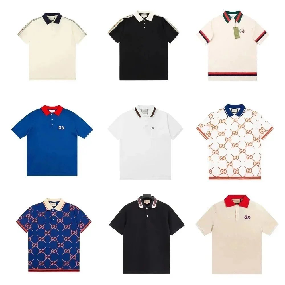 Polo tričko s krátkým rukávem Gucci v různých motivech