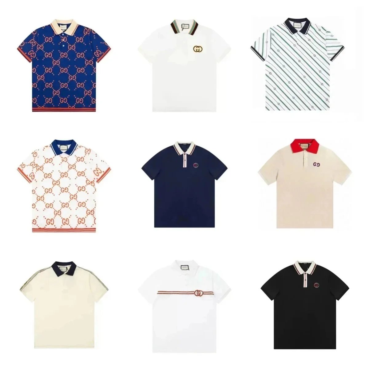 Výběr polo triček a triček s krátkým rukávem Gucci