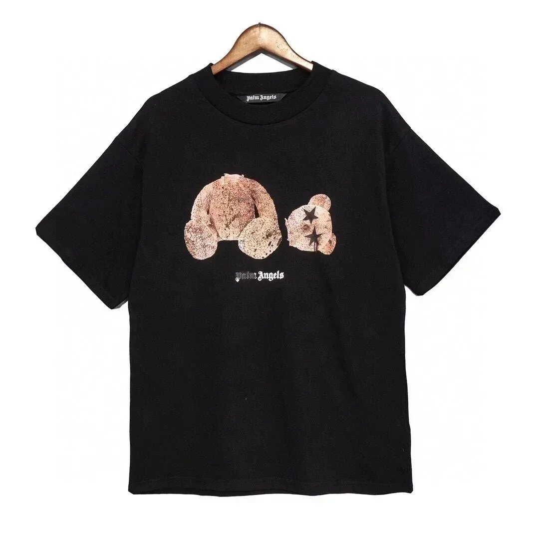 Palm Angels Graphic Crew-Neck Short-Sleeve T-Shirt