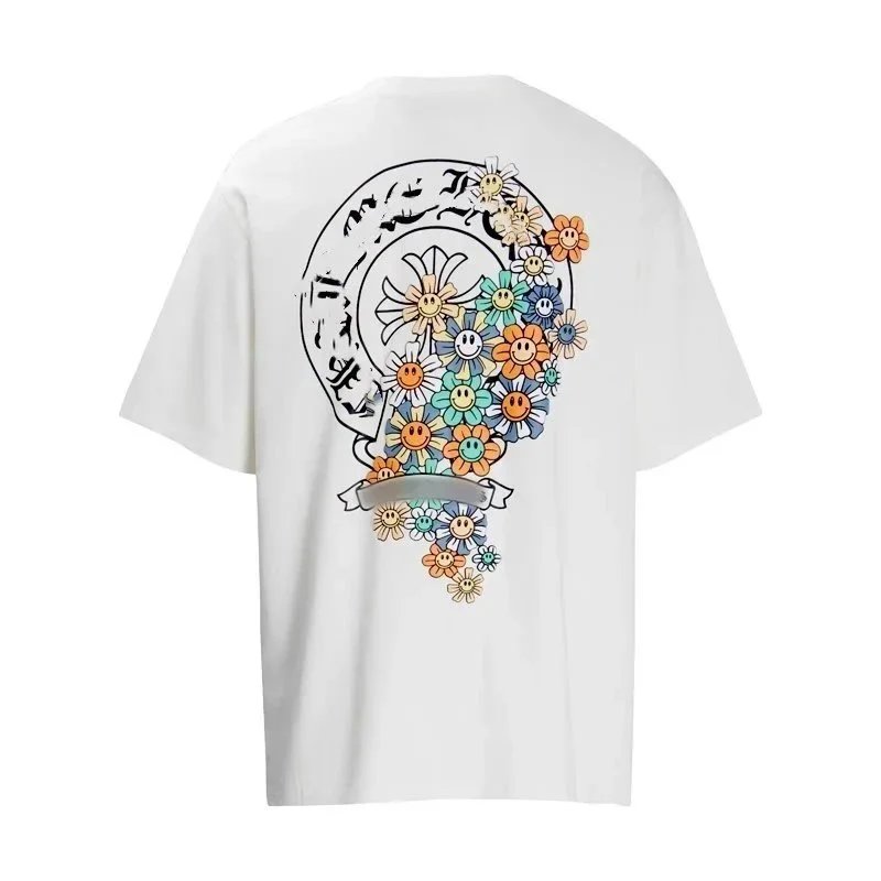Chrome Hearts Graphic Print Crewneck Short-Sleeve T-Shirt