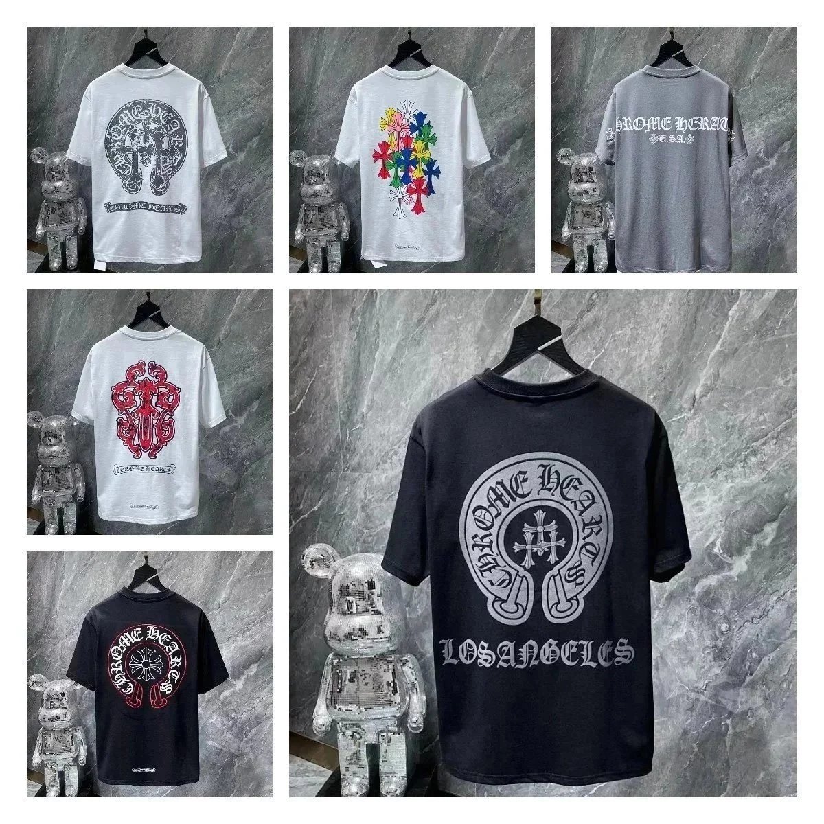 Chrome Hearts Graphic Short-Sleeve T-Shirt