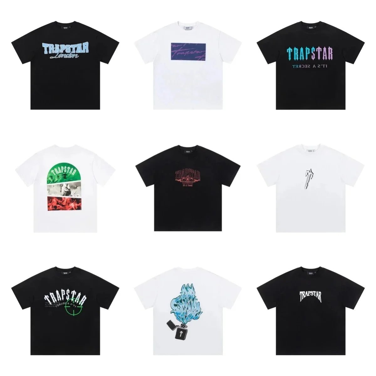 Trapstar T-Shirt mit Rundhalsausschnitt und Grafikprint