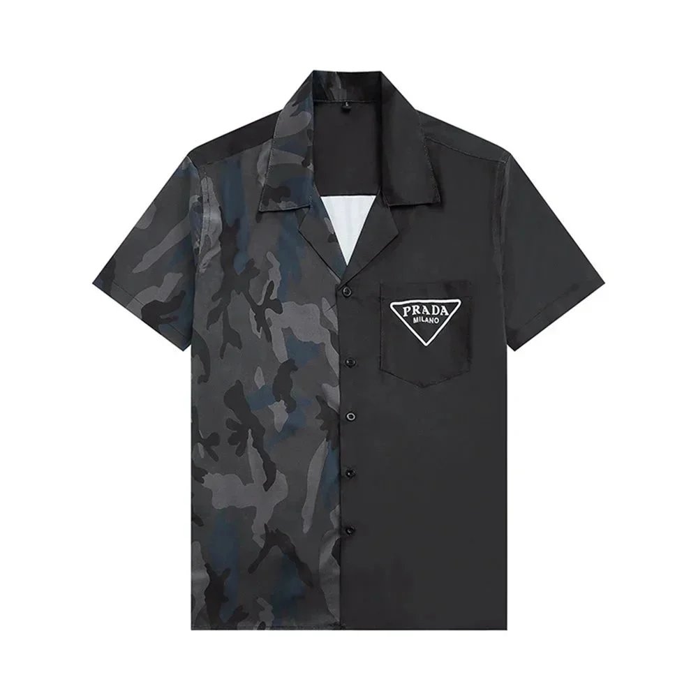 Prada Kurzarmhemden mit Print und Unifarben