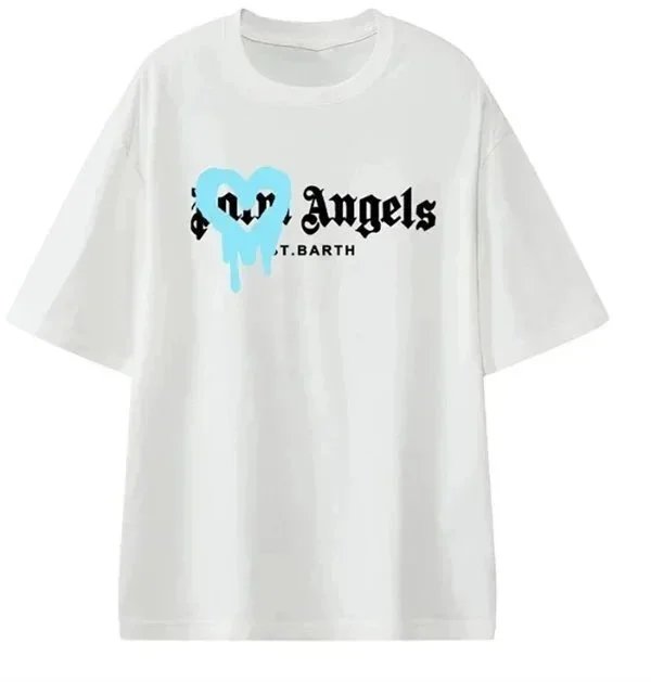 Palm Angels Graphic Print Crewneck Short-Sleeve T-Shirt