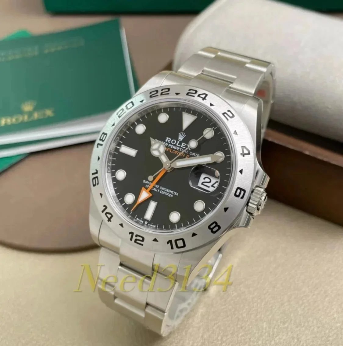 Zegarek Rolex Explorer II z bezelem 24-godzinnym i datownikiem
