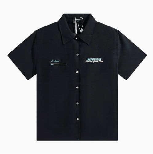 Camicia a Maniche Corte Represent Patron of the Club