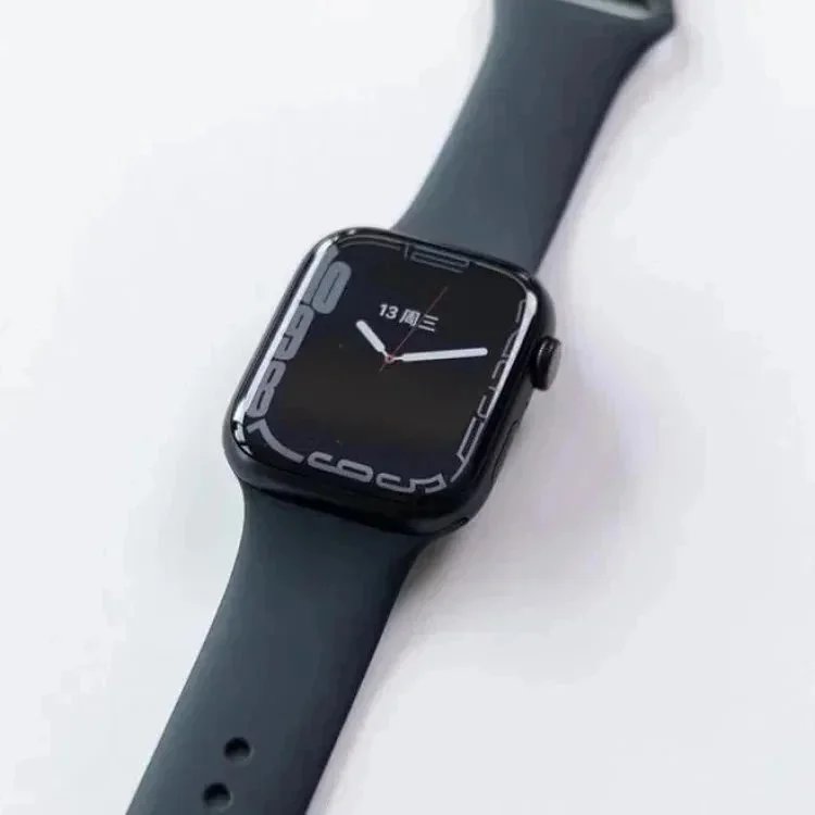 Reloj inteligente digital curvo con correa lisa