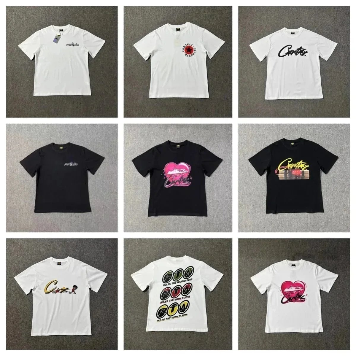 Corteiz Graphic Print Short-Sleeve Crewneck T-Shirt