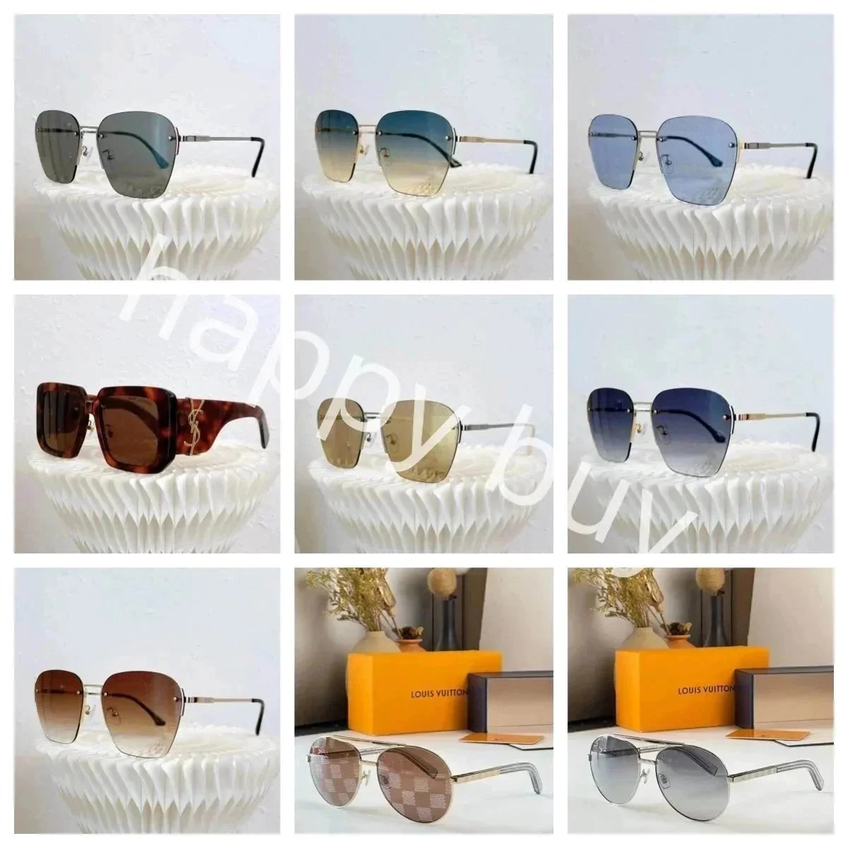 Fashion Sunglasses in Assorted Square, Aviator, and Rimless Styles