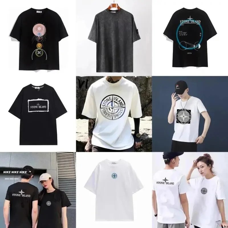 Stone Island Graphic Crewneck Short-Sleeve T-Shirt