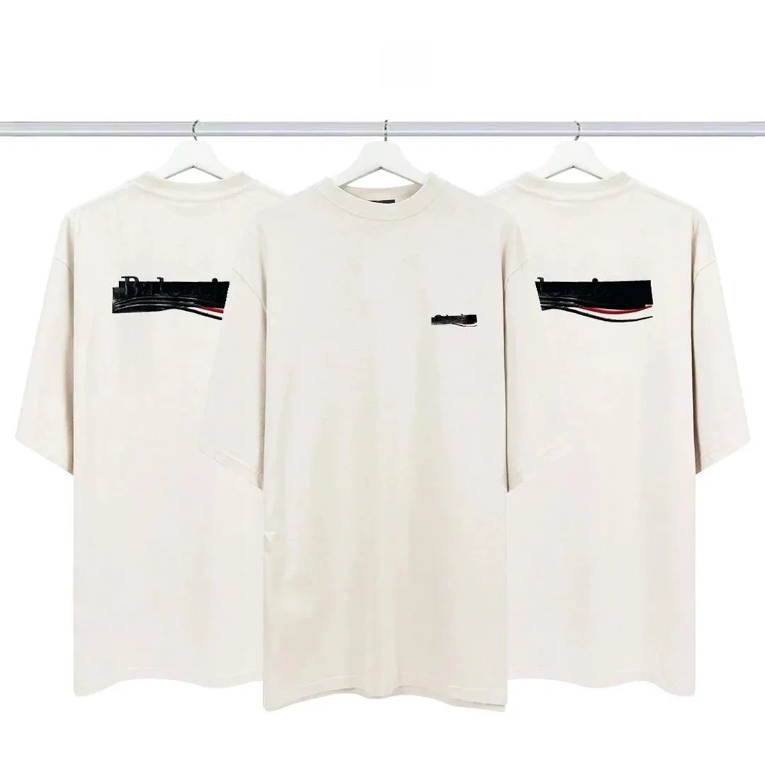 T-shirt oversize a maniche corte con stampa grafica Balenciaga