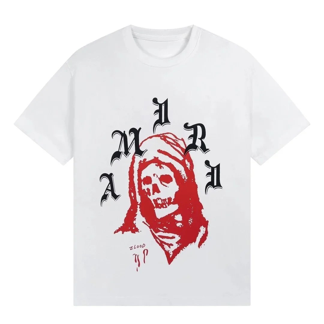 Camiseta de Manga Corta Amiri con Gráficos y Logotipo
