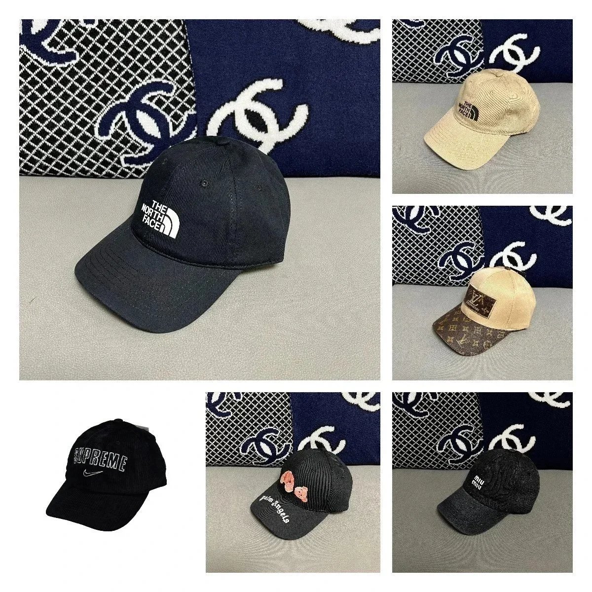 Cappellini da Baseball e Modelli Camp con Ricami e Patch