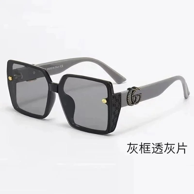 Gucci Sonnenbrillen mit geometrischen, flachen und runden Rahmen