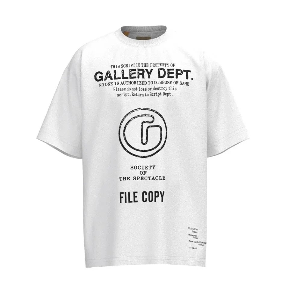 Gallery Dept. T-shirt met ronde hals en opdruk