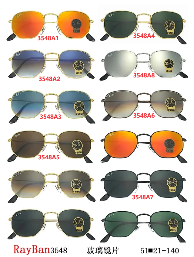 Sluneční brýle Ray-Ban v různých typech obrouček