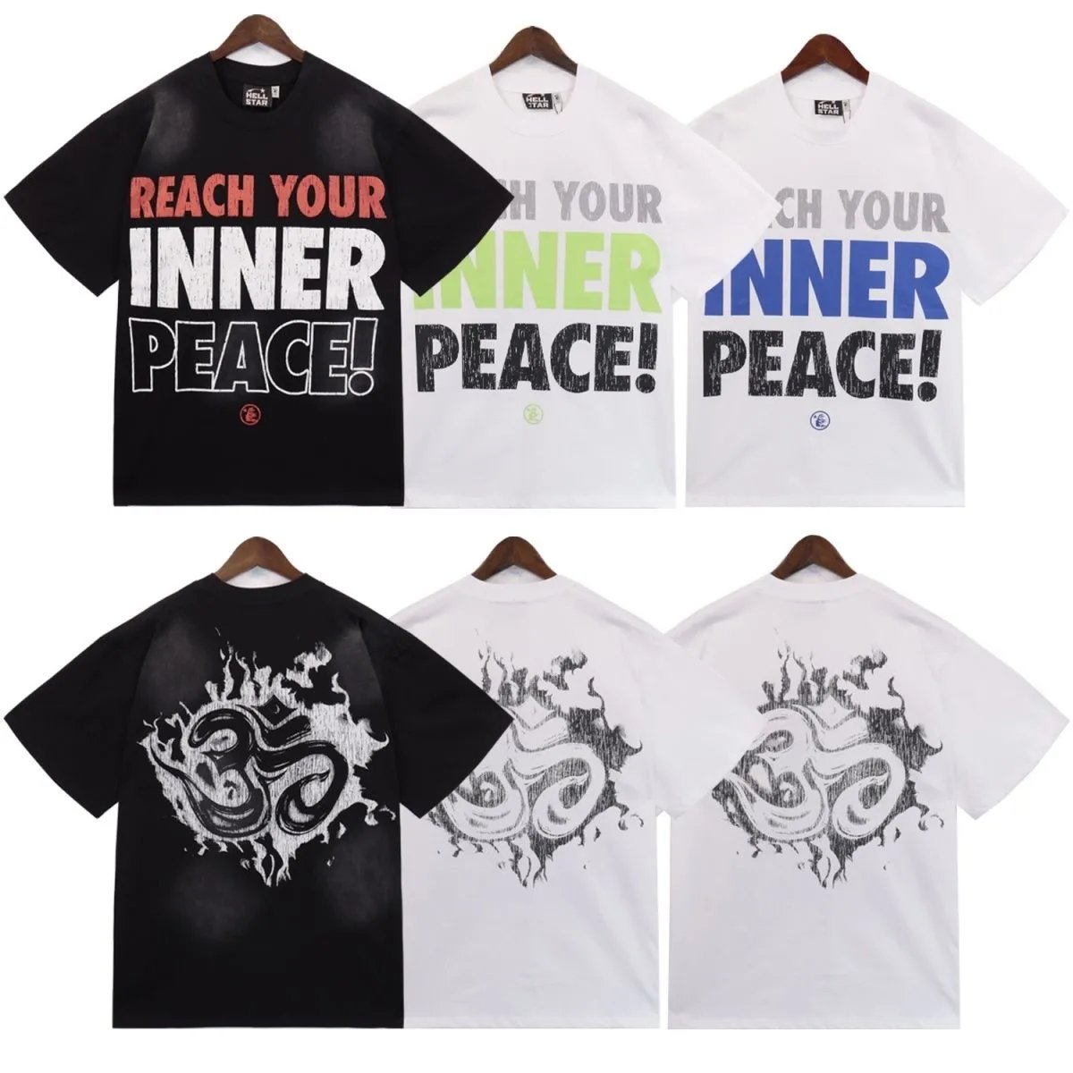 T-shirt con grafica Hellstar Reach Your Inner Peace
