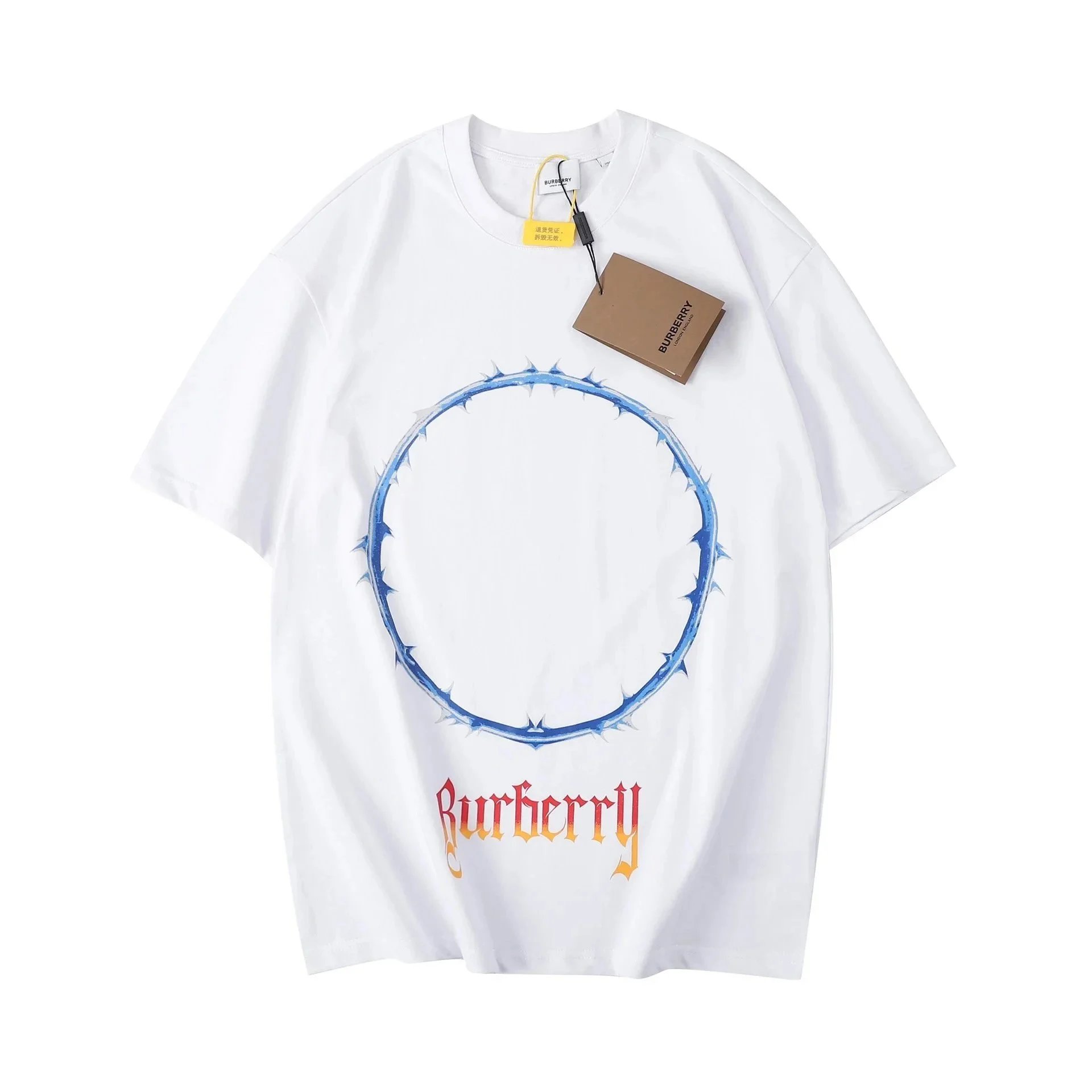 T-shirt à col rond et motif imprimé Burberry