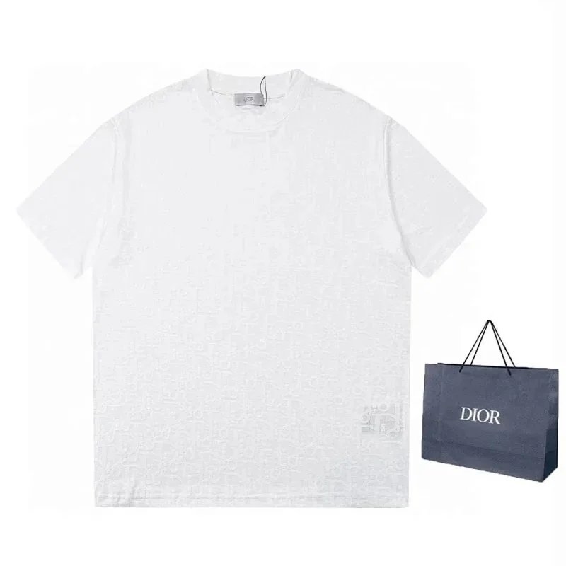 Dior Crewneck Graphic and Monogram Short-Sleeve T-Shirt
