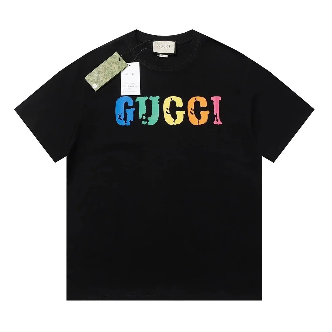 Tričko s kulatým výstřihem a grafickým potiskem Gucci