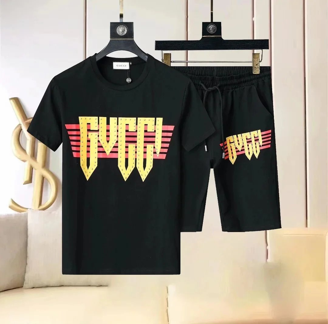 Conjunto Casual de Dos Piezas con Camiseta y Pantalón Corto o Largo