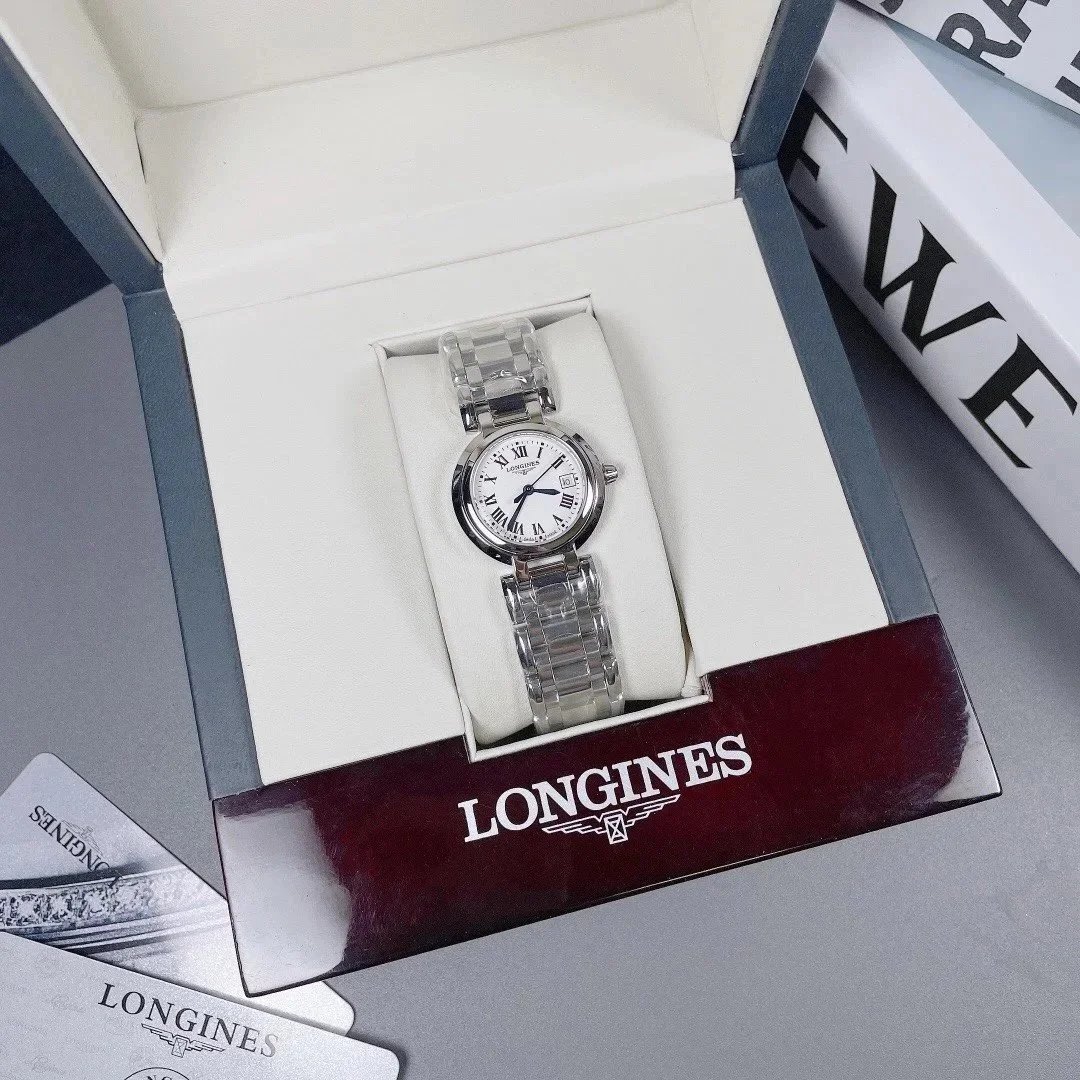 Zegarek Longines z Okrągłą Tarczą i Bransoletą, 24 mm i 26,5 mm