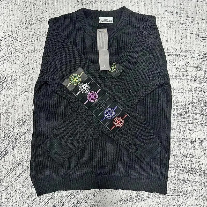 Prendas de punto Stone Island con parche de brújula