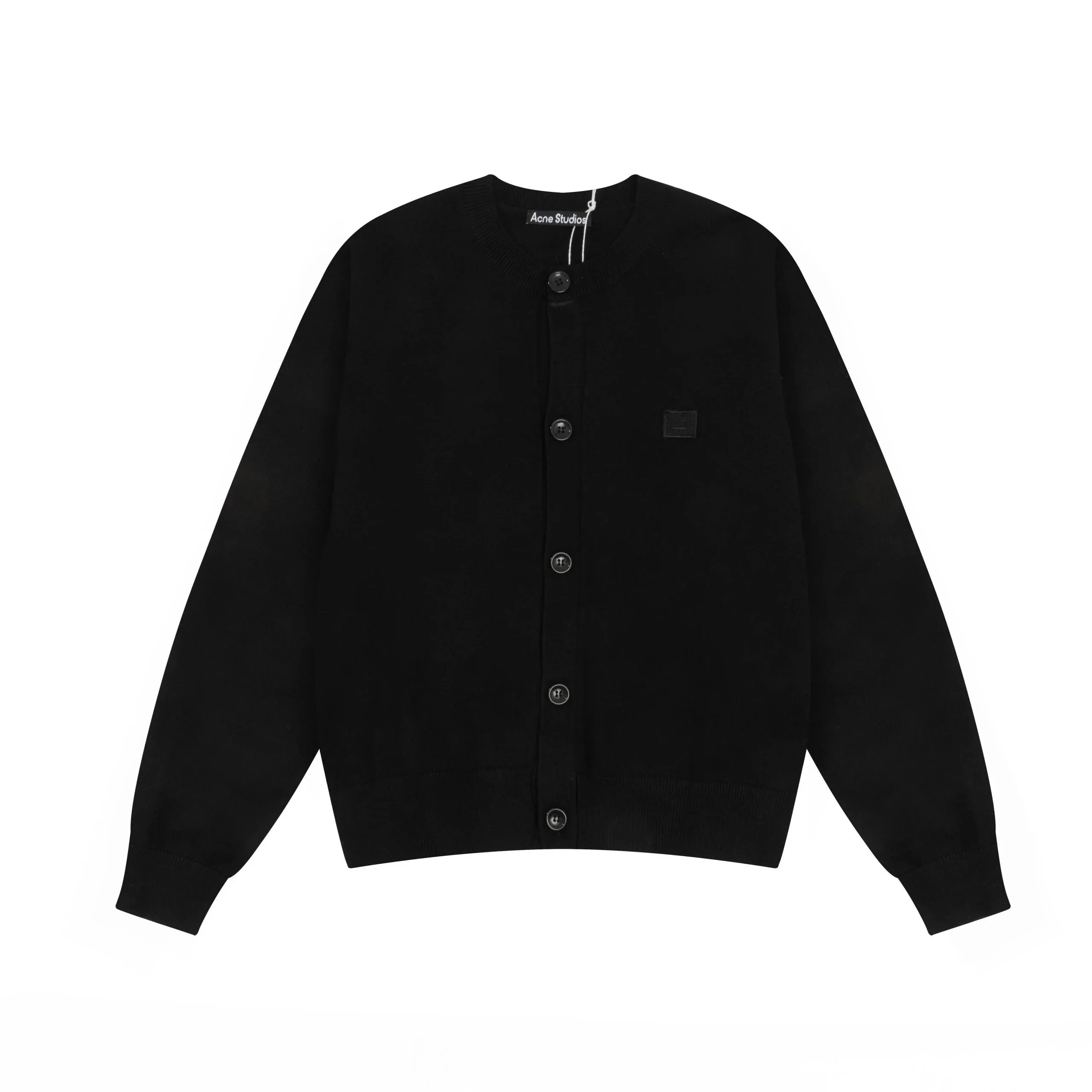 Cárdigan de punto con parche Face de Acne Studios