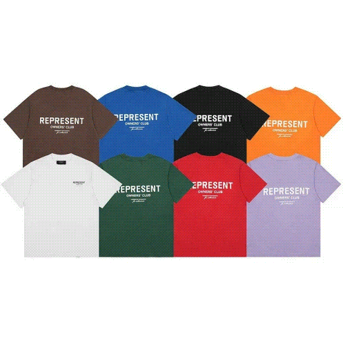 T-shirt girocollo con stampa Represent Owners' Club