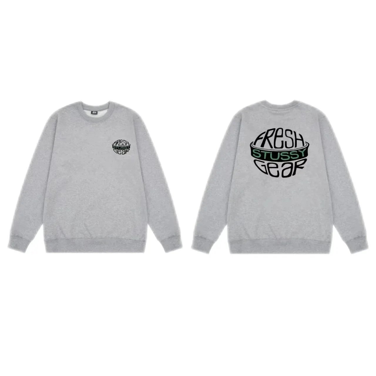 Sudadera de Cuello Redondo con Gráficos Stüssy