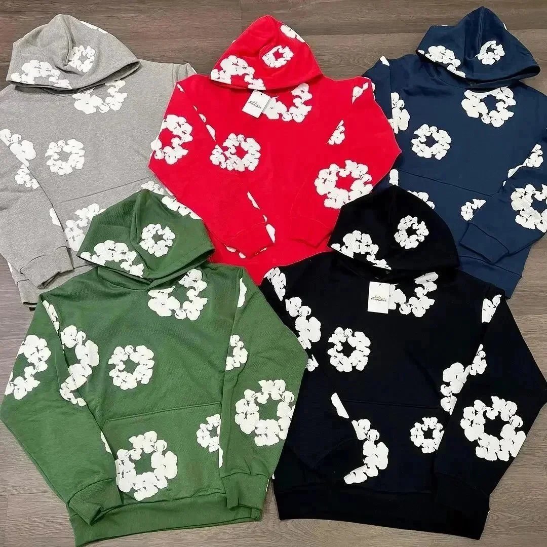 Denim Tears Floral Wreath Print Hoodies, Sweatpants and Sets