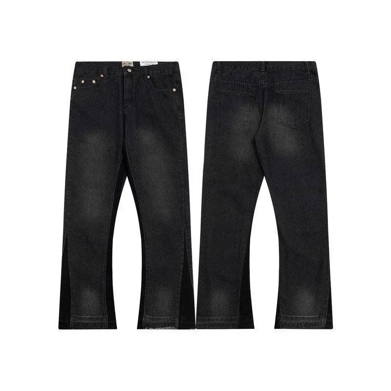 Gallery Dept. uitlopende en rechte jeans en shorts met een verwassen look en camouflagemotieven