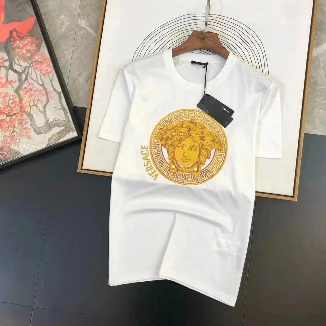 Tričko Versace s kulatým výstřihem a motivem hlavy Medúzy