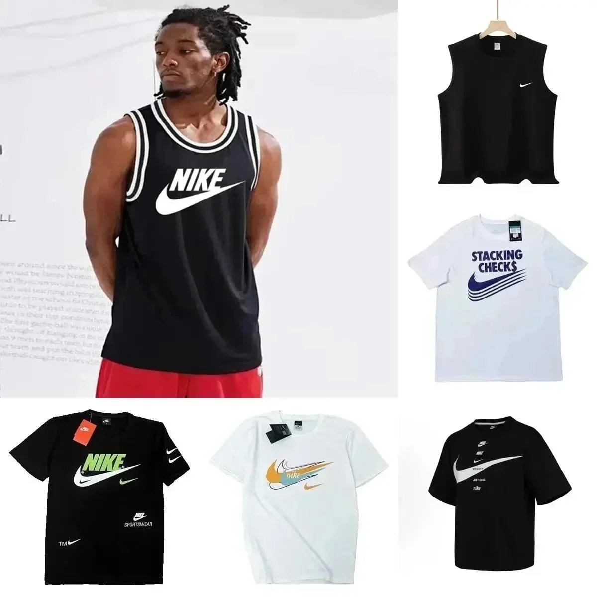 Nike Sportswear Grafik-T-Shirts und ärmellose Tops, verschiedene Designs