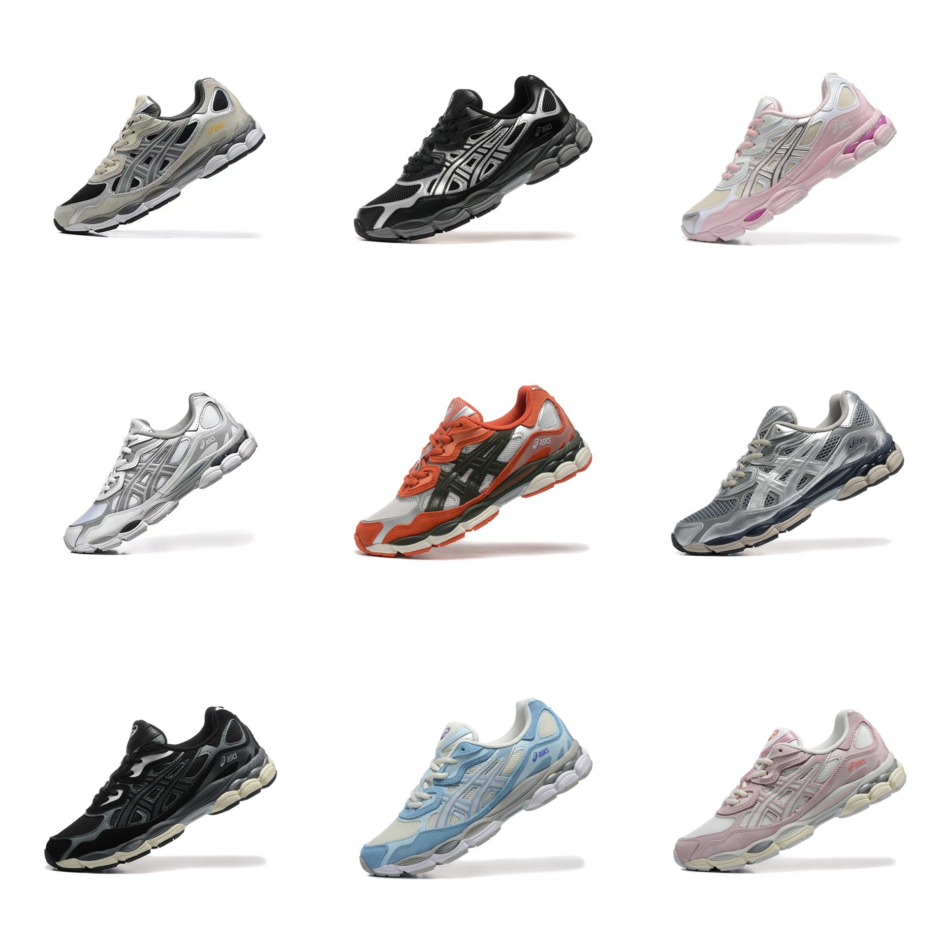 Nízké tenisky ASICS GEL-NYC se síťovinou a vrstvenými panely